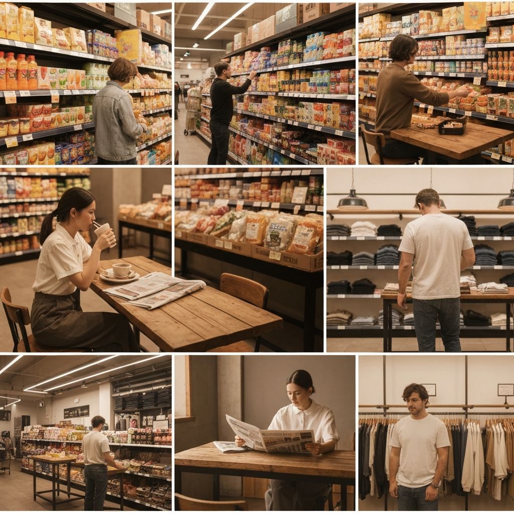 Situaciones cotidianas de compra y comida